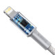 Кабель Baseus High Density Braided Fast Charging Data Cable Type-C to iP PD 20W 2m Белый Код: 457024-14