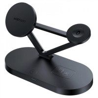 Бездротовий зарядний пристрій ACEFAST E9 desktop 3-in-1 wireless charging holder Black Код: 410114-14