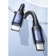 Кабель Usams US-SJ521 U71 Type-C to Lightning 20W PD Fast Charging & Data Cable 1.2m Черное Код: 427164-14