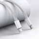 Кабель Baseus High Density Braided Fast Charging Data Cable Type-C to iP PD 20W 2m Белый Код: 457024-14