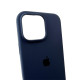 Чохол для смартфона Silicone Full Case AA Open Cam for Apple iPhone 16 Pro Max 7,Dark Blue Код: 452994-14