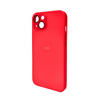 Чохол для смартфона AG Glass Matt Frame Color Logo for Apple iPhone 13 Coke Red Код: 430184-14