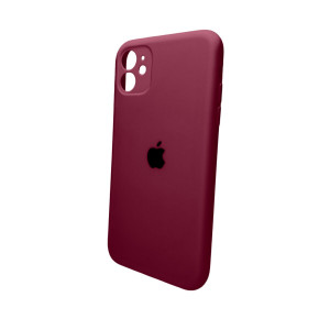 Чохол для смартфона Silicone Full Case AA Camera Protect for Apple iPhone 11 Pro кругл 47,Plum Код: 431384-14