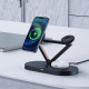 Бездротовий зарядний пристрій ACEFAST E9 desktop 3-in-1 wireless charging holder Black