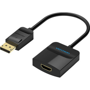 Адаптер Vention DP to HDMI Converter 0.15M Black