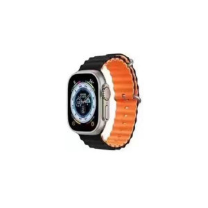 Ремінець для годинника Apple Watch Ocean two-tone 42/44/45/49mm 26.Black-Orange Код: 418294-14