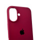 Чохол для смартфона Silicone Full Case AA Open Cam for Apple iPhone 16 47,Plum Код: 453044-14