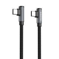 Кабель BOROFONE BU50 elbow magnetic 60W charging data cable Type-C to Type-C Black Код: 452294-14