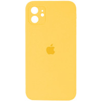 Чохол для смартфона Silicone Full Case AA Camera Protect for Apple iPhone 12 56,Sunny Yellow Код: 430295-14