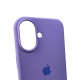 Чохол для смартфона Silicone Full Case AA Open Cam for Apple iPhone 16 26,Elegant Purple Код: 446555-14