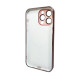 Чохол для смартфона AG Glass Sapphire Frame MagSafe Logo for Apple iPhone 14 Pro Pink Код: 429085-14