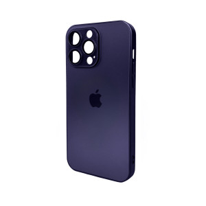 Чохол для смартфона AG Glass Matt Frame Color Logo for Apple iPhone 15 Pro Max Deep Purple Код: 430175-14