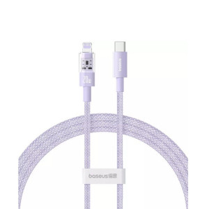 Кабель Baseus Gem Fast-Charging Data Cable USB-C to iP 20W 2m Nebula Purple Код: 456805-14