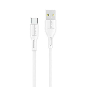 Кабель Usams US-SJ501 U68 Type-C Charging & Data Cable 1m White