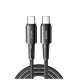 Кабель Essager Sunset C-C 240Вт Data cable 1m grey (EXCTT3-CG0G-P) Код: 459255-14