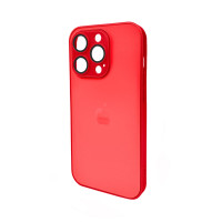 Чохол для смартфона AG Glass Matt Frame Color Logo for Apple iPhone 14 Pro Coke Red Код: 430155-14