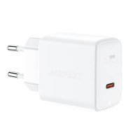 Мережевий зарядний пристрій ACEFAST A21 30W GaN single USB-C charger White Код: 451005-14