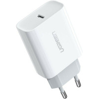 Зарядний пристрій UGREEN CD137 Fast Charging Power Adapter with PD 20W EU (White) (UGR-60450) Код: 405575-14