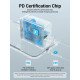 Зарядний пристрій Vention 1-port USB-C Wall Charger(20W) EU-Plug Black (FADB0-EU)