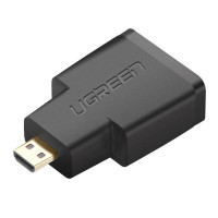 Перехідник UGREEN Micro HDMI Male to HDMI Female Adapter (Black)(UGR-20106)