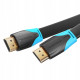 Кабель Vention Flat HDMI v2.0 Cable Плоский 5M Black (VAA-B02-L500) Код: 420545-14