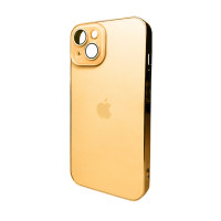 Чохол для смартфона AG Glass Sapphire Frame MagSafe Logo for Apple iPhone 15 Gold Код: 429105-14