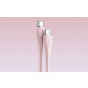 Кабель Vention USB 2.0 C Male to C Male 5A Cable 1M Pink Silicone Type (TAWPF) Код: 427035-14