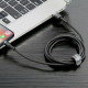 Кабель Baseus Cafule Cable USB For Lightning 1.5A 2m Gray+Black Код: 452135-14