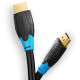 Кабель Vention Flat HDMI v2.0 Cable Плоский 5M Black (VAA-B02-L500) Код: 420545-14