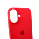 Чохол для смартфона Silicone Full Case AA Open Cam for Apple iPhone 16 18,Peach Код: 453035-14