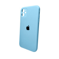 Чохол для смартфона Silicone Full Case AA Camera Protect for Apple iPhone 11 Pro Max кругл 44,Light Blue Код: 431395-14