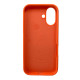 Чохол для смартфона Silicone Full Case AA Open Cam for Apple iPhone 16 52,Orange Код: 439656-14