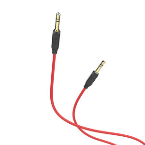 Аудiокабель HOCO UPA11 AUX audio cable Red Код: 452176-14