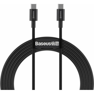 Кабель Baseus Superior Series Fast Charging Data Cable Type-C to Type-C 100W 1m Black