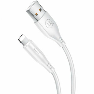 Кабель Usams US-SJ266 U18 Round lightning Cable 1m White