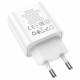 Мережевий зарядний пристрій HOCO C80A Plus Rapido PD20W+QC3.0 charger White Код товара: 409896-14