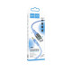 Аудiокабель HOCO UPA25 Transparent Discovery Edition Digital audio conversion cable Type-C Blue Код: 405536-14