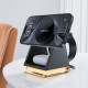 Бездротовий зарядний пристрій ACEFAST E17 desktop 3-in-1 wireless charging holder Black