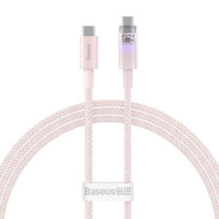 Кабель Baseus Explorer Series Fast Charging Cable with Smart Temperature Control Type-C to Type-C 100W 1m Baby Pink Код: 456966-14