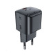Мережевий зарядний пристрій ACEFAST A77 mini PD30W GaN USB-C charger Black Код: 421696-14