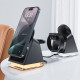 Бездротовий зарядний пристрій ACEFAST E17 desktop 3-in-1 wireless charging holder Black