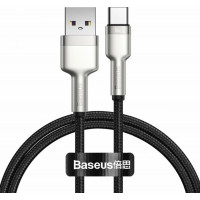 Кабель Baseus Cafule Series Metal Data Cable USB to Type-C 66Вт 1m Черный Код: 462576-14