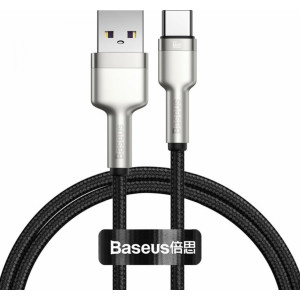 Кабель Baseus Cafule Series Metal Data Cable USB to Type-C 66Вт 1m Черное Код: 462576-14