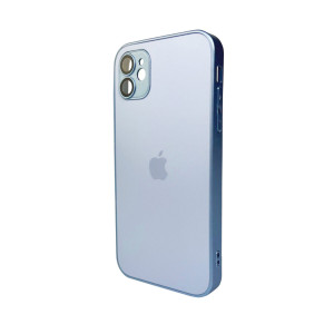 Чохол для смартфона AG Glass Matt Frame Color Logo for Apple iPhone 11 Sierra Blue