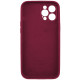 Чохол для смартфона Silicone Full Case AA Camera Protect for Apple iPhone 12 Pro 47,Plum Код: 430826-14