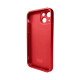 Чохол для смартфона AG Glass Matt Frame Color Logo for Apple iPhone 12 Coke Red Код: 430126-14