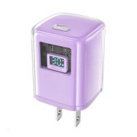 Мережевий зарядний пристрій ACEFAST A53 Sparkling series PD30W GaN (USB-C) charger Alfalfa Purple Код товара: 414176-14