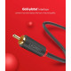 Аудіо кабель UGREEN AV104 2RCA Male to 2RCA Male Cable 2m (Black)(UGR-10518) Код: 454276-14