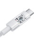 Кабель Baseus Gem Fast-Charging Data Cable USB to USB-C 100W 1m Moon White Код: 457016-14