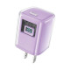 Мережевий зарядний пристрій ACEFAST A53 Sparkling series PD30W GaN (USB-C) charger Alfalfa Purple Код: 414176-14